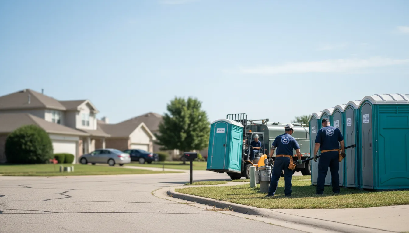 Porta Potty Rental in Lancaster, KS near me